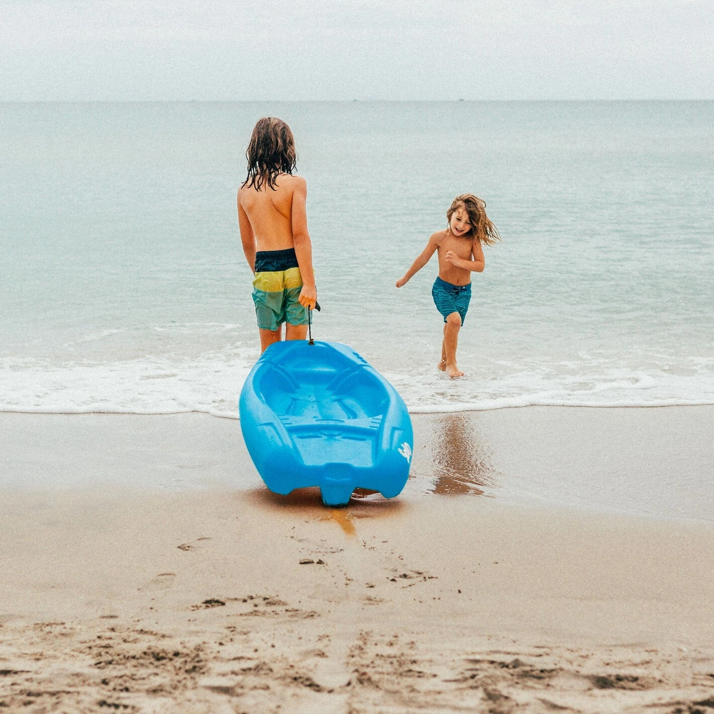 Pelican Sport Combo - 2 Solo Kids Kayaks With Paddles - Blue 4 Pelican Sport Combo - 2 Solo Kids Kayaks With Paddles - Blue - Image 2