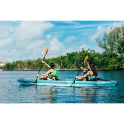 Pelican Sport Poseidon Kayak Paddle 230 Cm (90.5") -Pelican Poseidonrecreationalkayakpaddle230cm 90.5 lifestyle Orange
